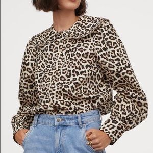 h&m peter pan collar